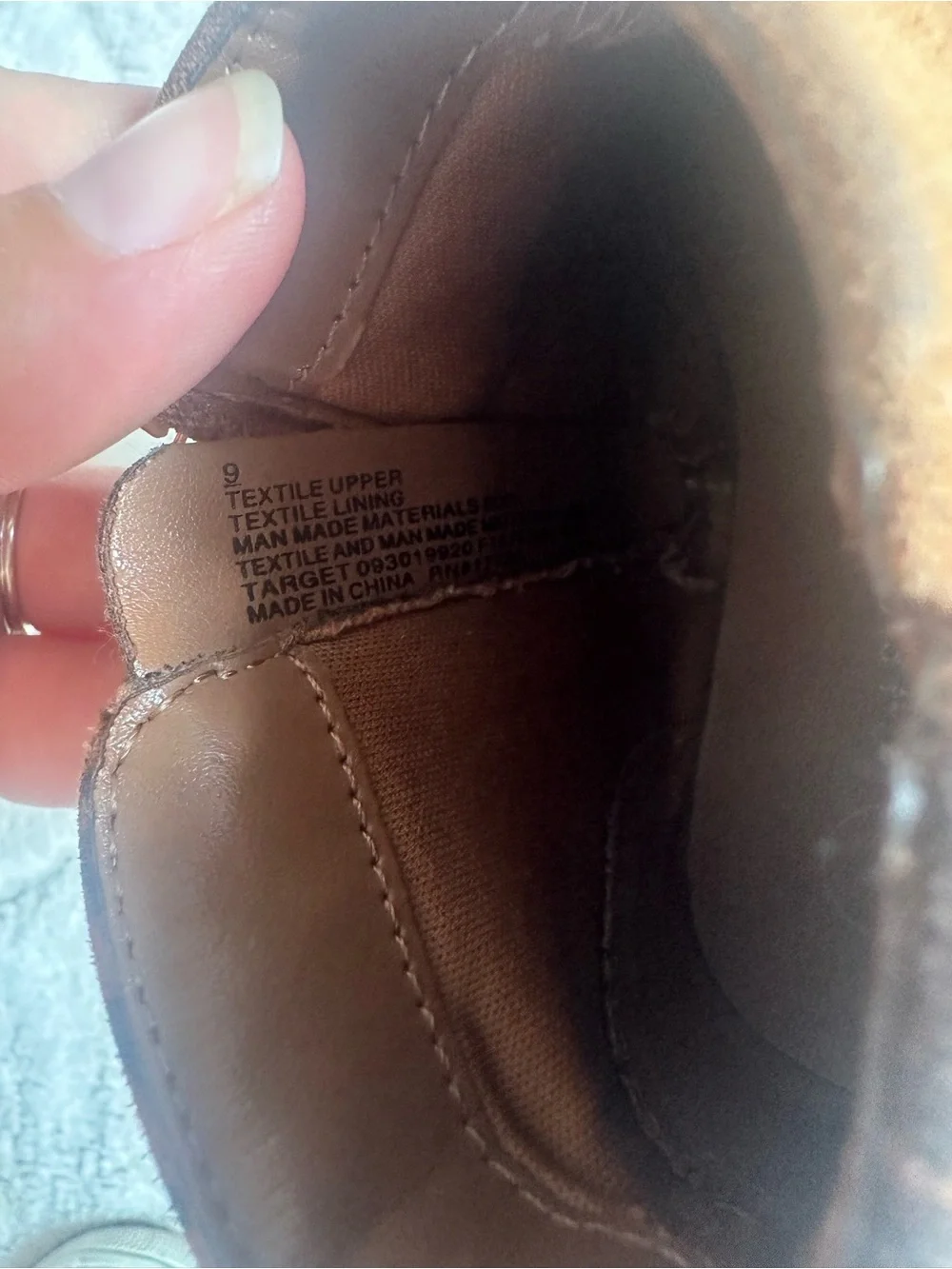 *FLAWED* Cat & Jack | Tien Booties Cognac Animal Print | Size 9